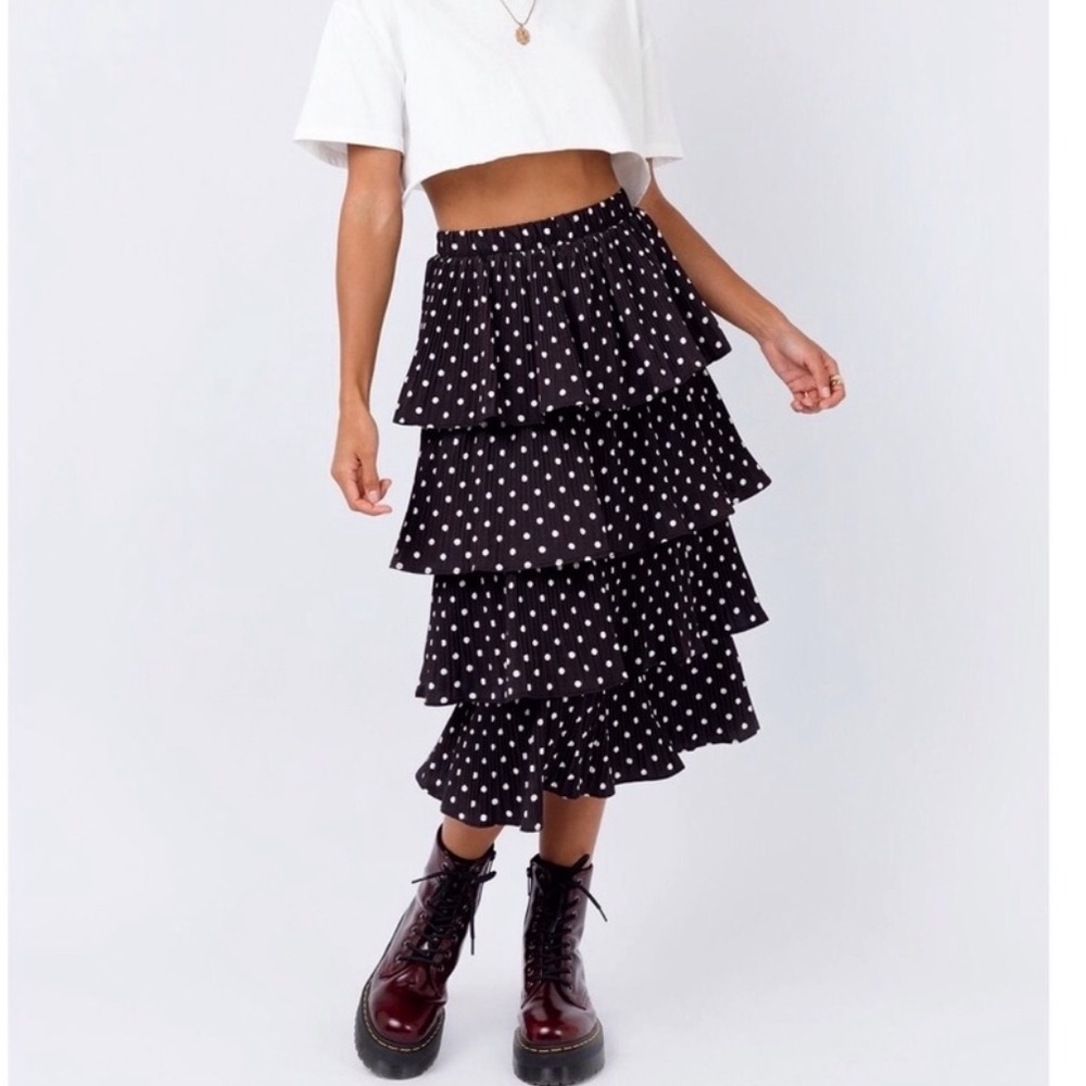 PRINCESS POLLY POLKA DOT SKIRT